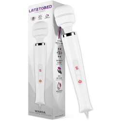 LATETOBED Wand puissant Wanda 8 Vibrations Blanc